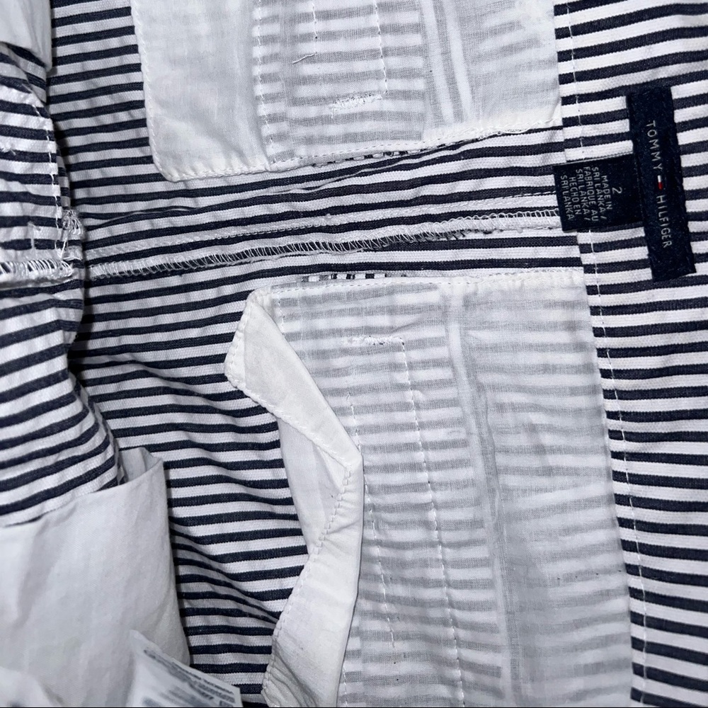Tommy Hilfiger Black & White Striped Skirt size 2 - Picture 8 of 11
